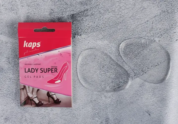 Kaps Lady Super Gel Pads – idealne rozwiązanie, co zrobić aby buty nie obcierały. Komfort i ochrona dla Twoich stóp.