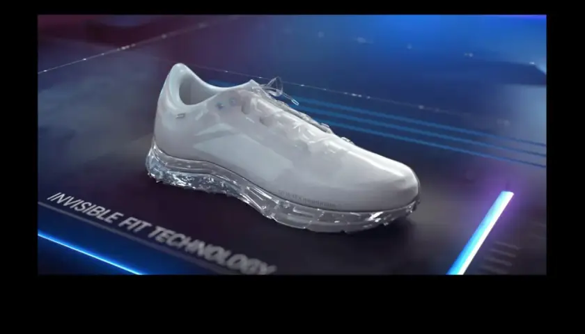 Biały but sportowy z technologią Invisible Fit i membraną GORE-TEX. Dowiedz się, gore tex co to jest i jak chroni Twoje stopy.