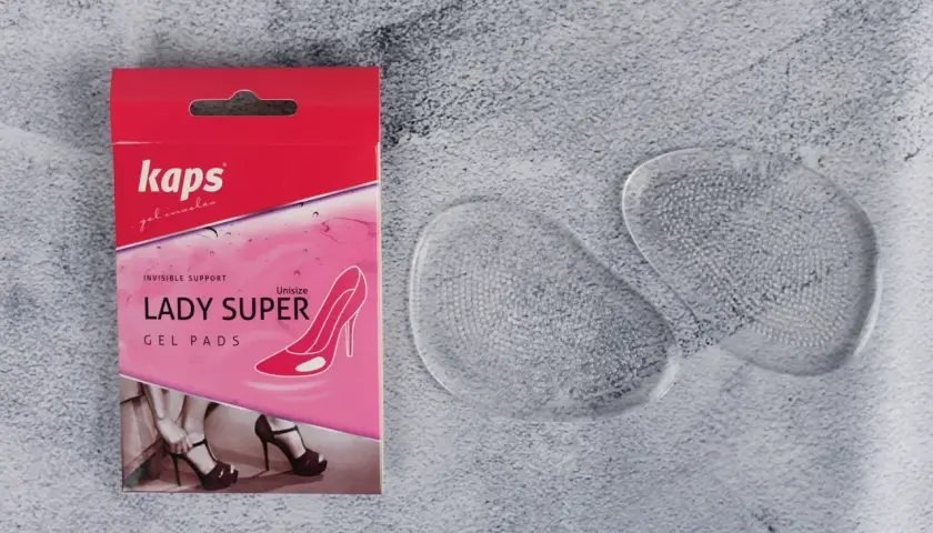 Kaps Lady Super Gel Pads – idealne rozwiązanie, co zrobić aby buty nie obcierały. Komfort i ochrona dla Twoich stóp.