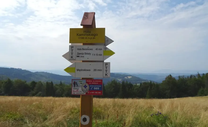 Hala Kamińskiego - Beskid Żywiecki: przewodnik i trasy