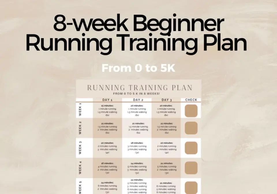 Trening biegania dla początkujących - plan na 8 tygodni